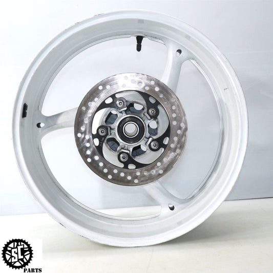 11-23 SUZUKI GSXR 600 750 REAR WHEEL WHITE SB S61