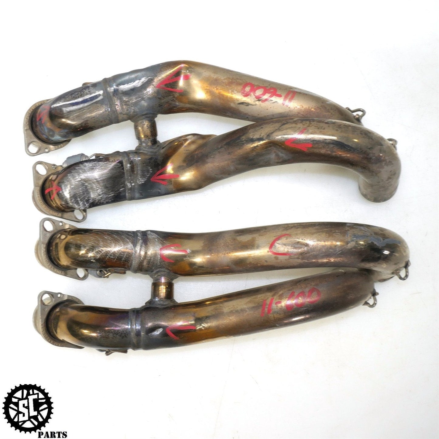 11-23 SUZUKI GSXR 600 750 YOSHIMURA EXHAUST HEADER MANIFOLD INLETS S61