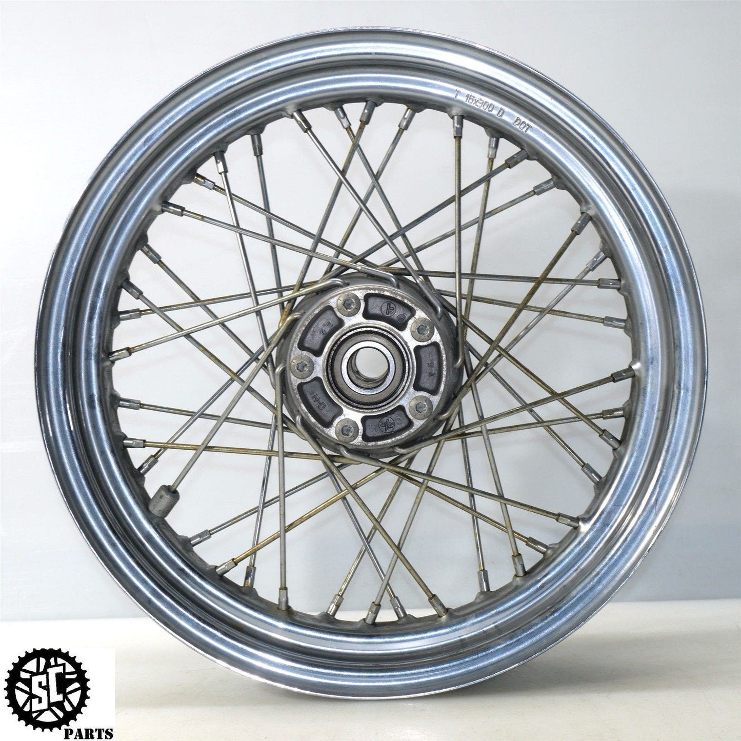 09-13 HARLEY DAVIDSON ROAD KING SPOKED FRONT WHEEL RIM HD11