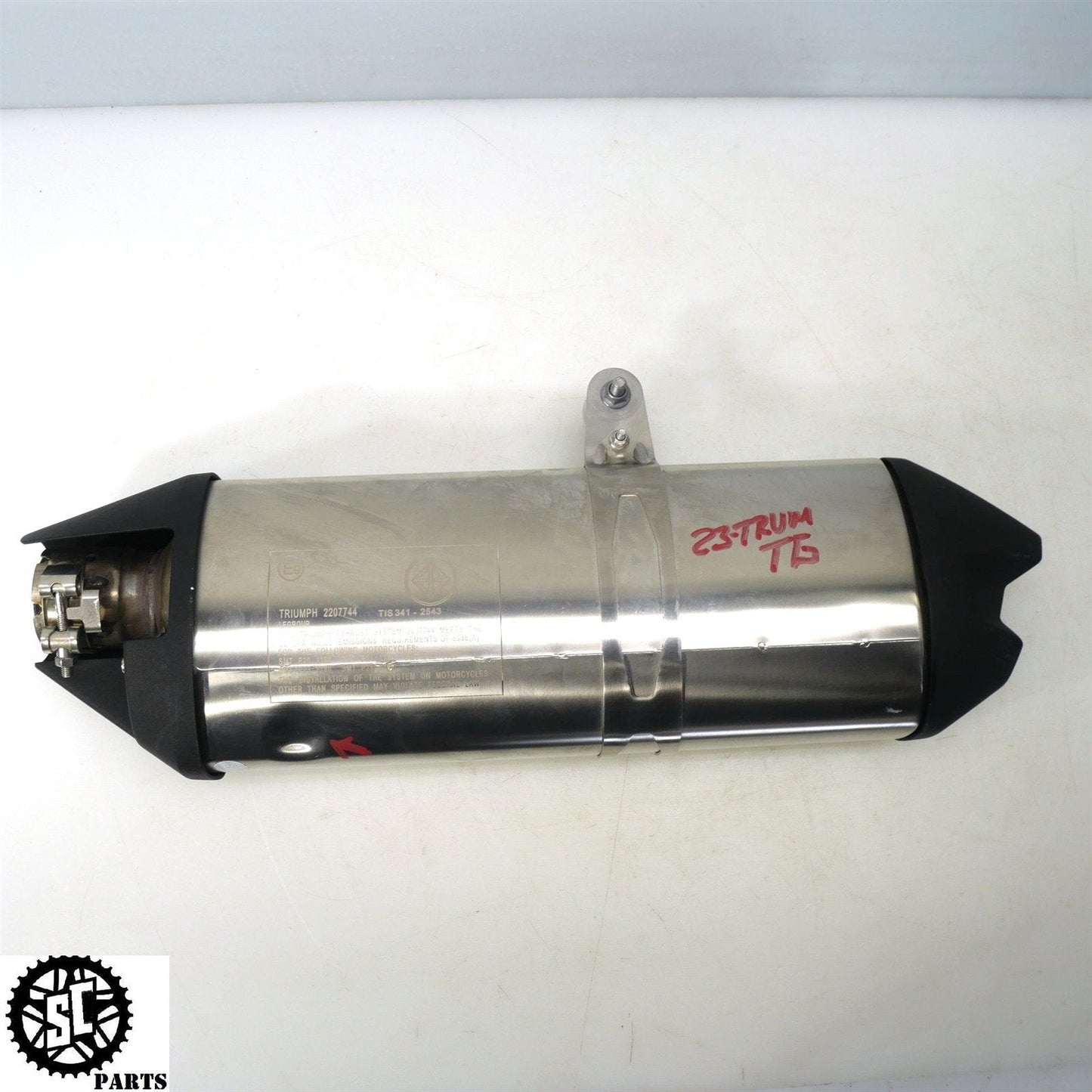 22-23 TRIUMPH TIGER 1200 SLIP ON EXHAUST PIPE MUFFLER T25