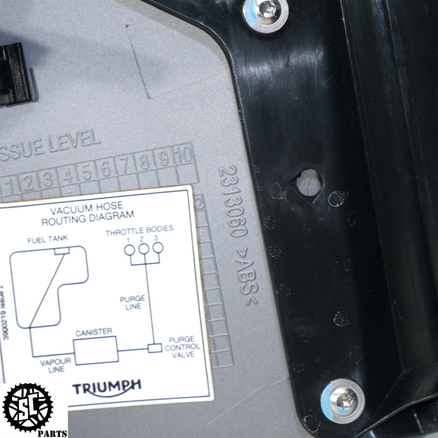 22-23 TRIUMPH TIGER 1200 SIDE FAIRING LEFT RIGHT MATT GRAPHITE PLASTIC T25