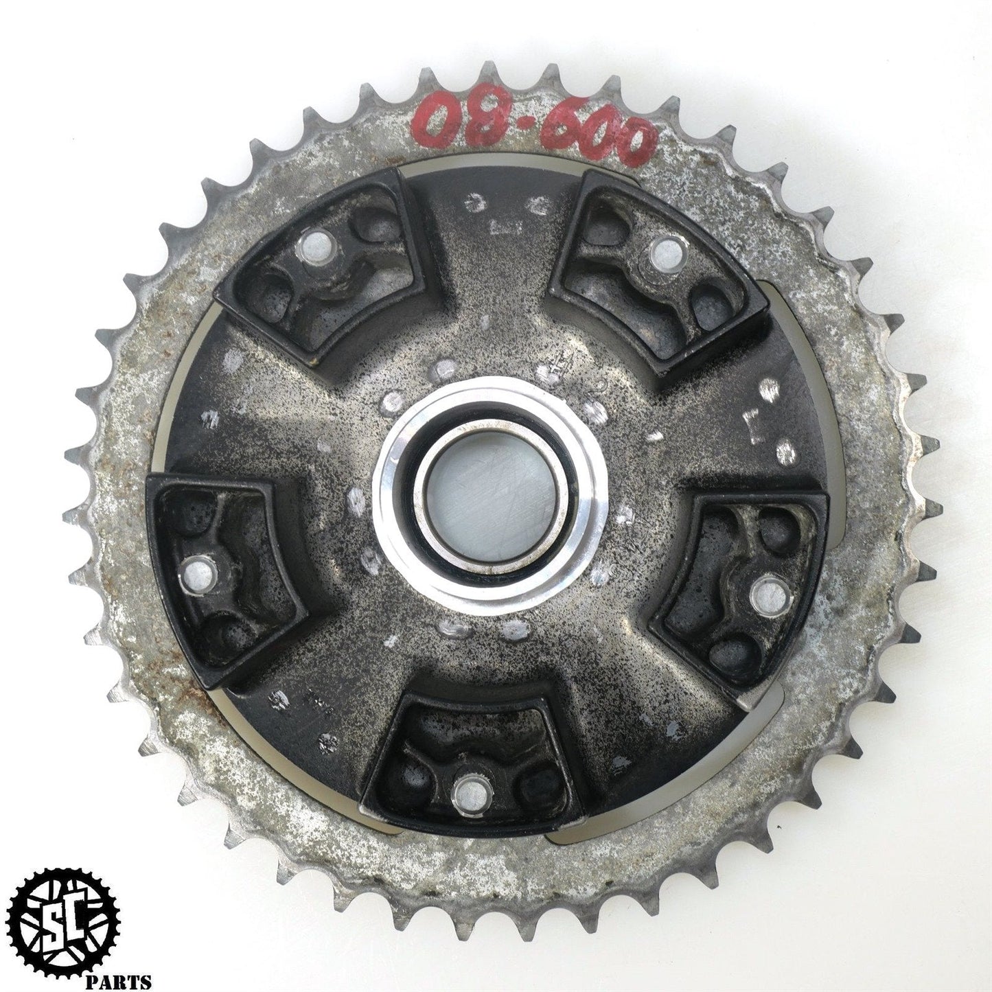 08 09 SUZUKI GSXR 600 750 REAR HUB SPROCKET CARRIER 43T S16