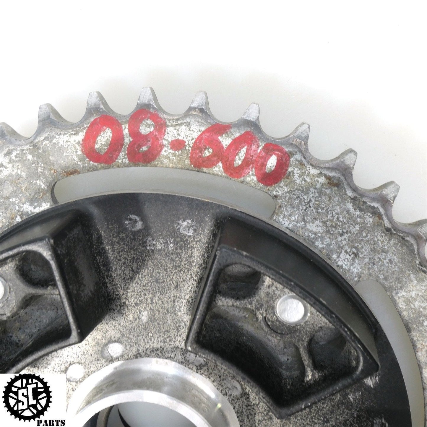 08 09 SUZUKI GSXR 600 750 REAR HUB SPROCKET CARRIER 43T S16