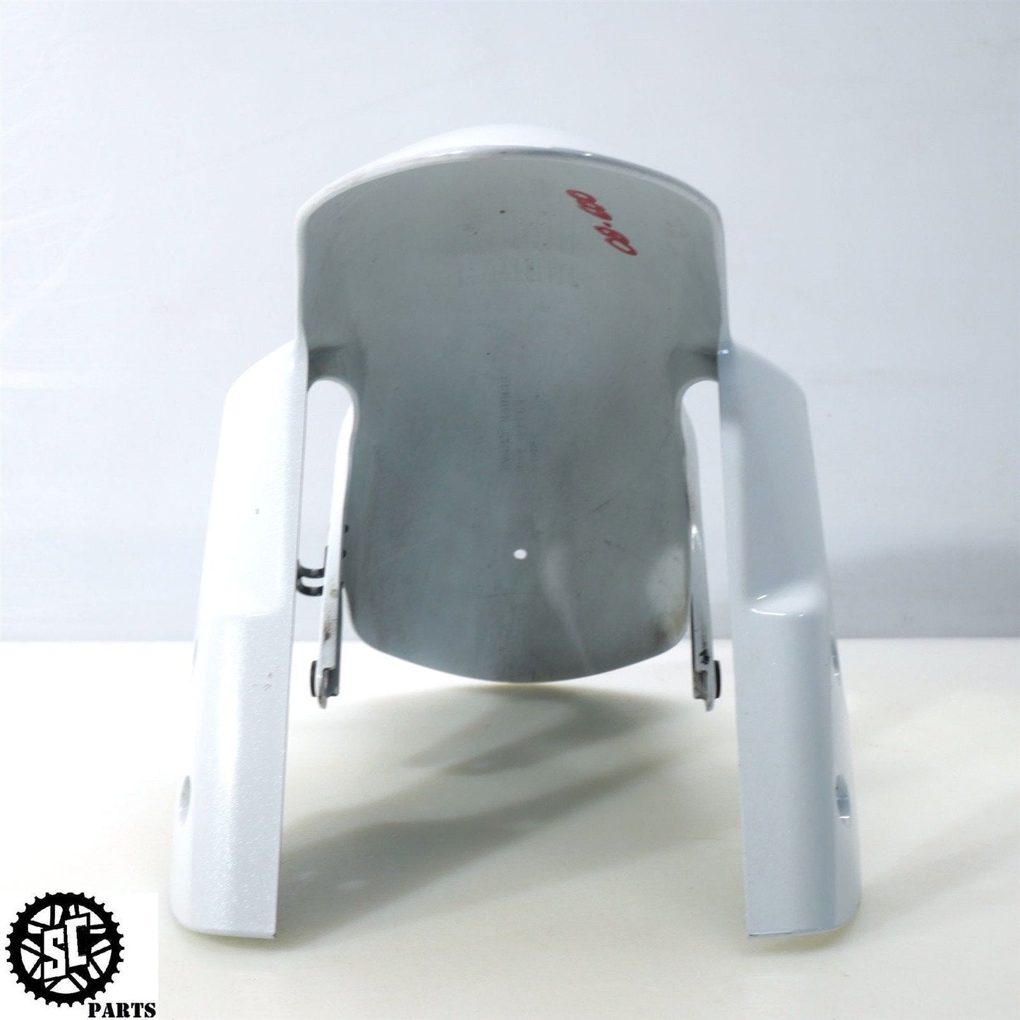 08 09 SUZUKI GSXR 600 750 FRONT WHEEL FENDER WHITE S16