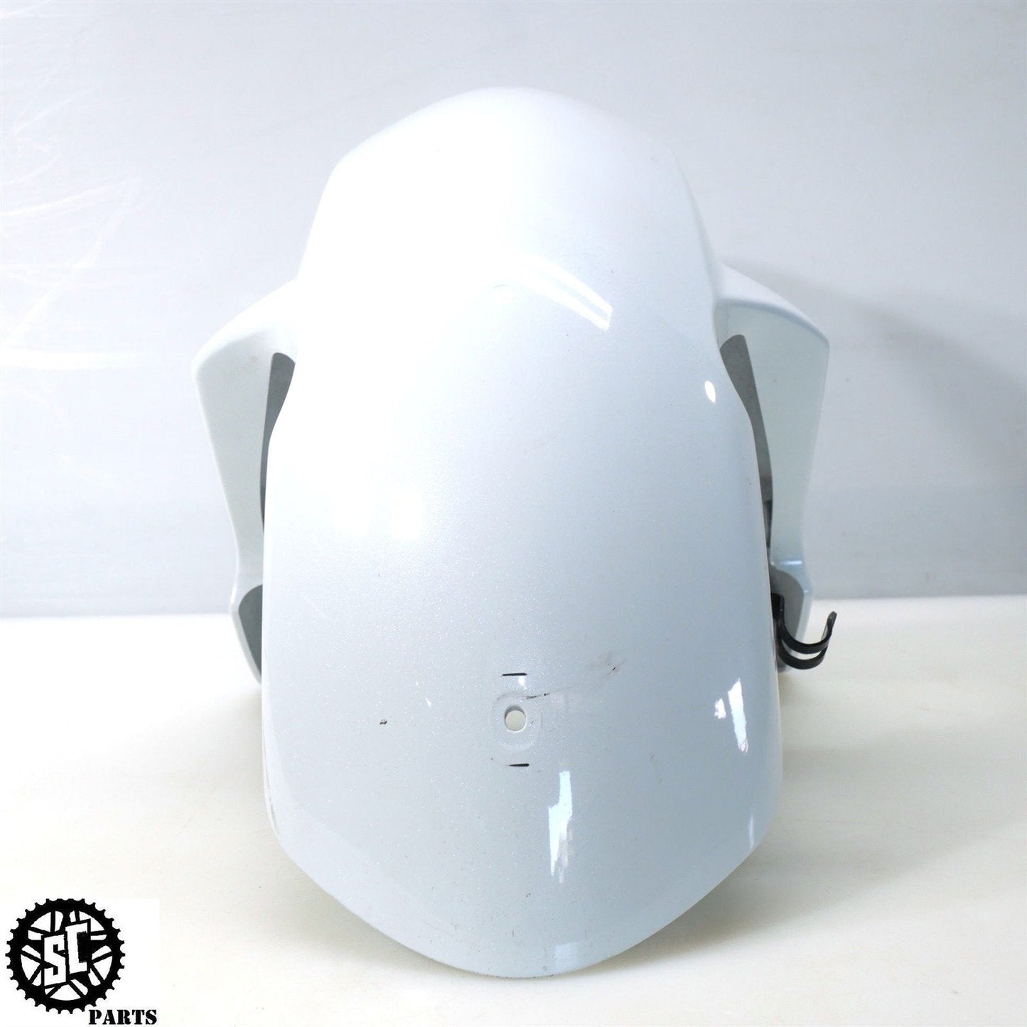 08 09 SUZUKI GSXR 600 750 FRONT WHEEL FENDER WHITE S16