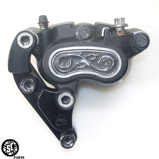 2014 HARLEY DYNA STREET BOB FRONT CALIPER ARLEN NESS ADAPTER BRACKET 11.5 HD43