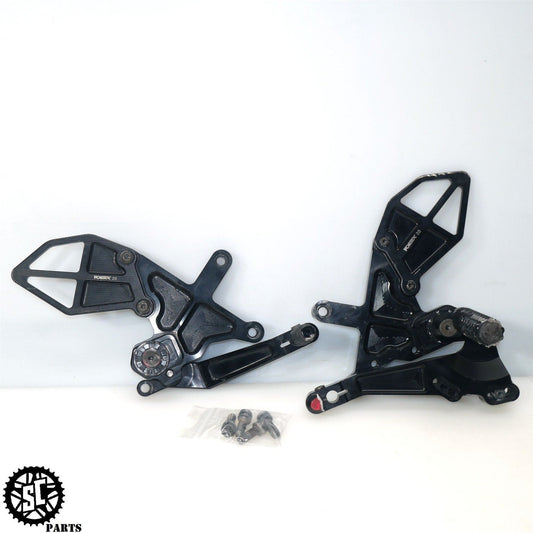 16-20 KAWASAKI NINJA ZX10R VORTEX V3 2.0 ADJUSTABLE REARSET FRONT FOOT PEG K40
