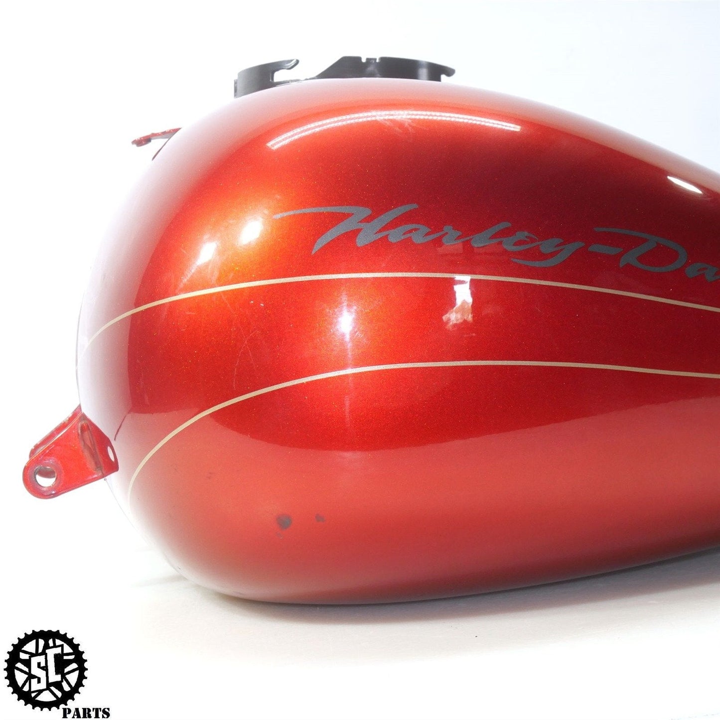 09-21 HARLEY DAVIDSON ROAD GLIDE FUEL GAS TANK CANDY ORANGE HD41