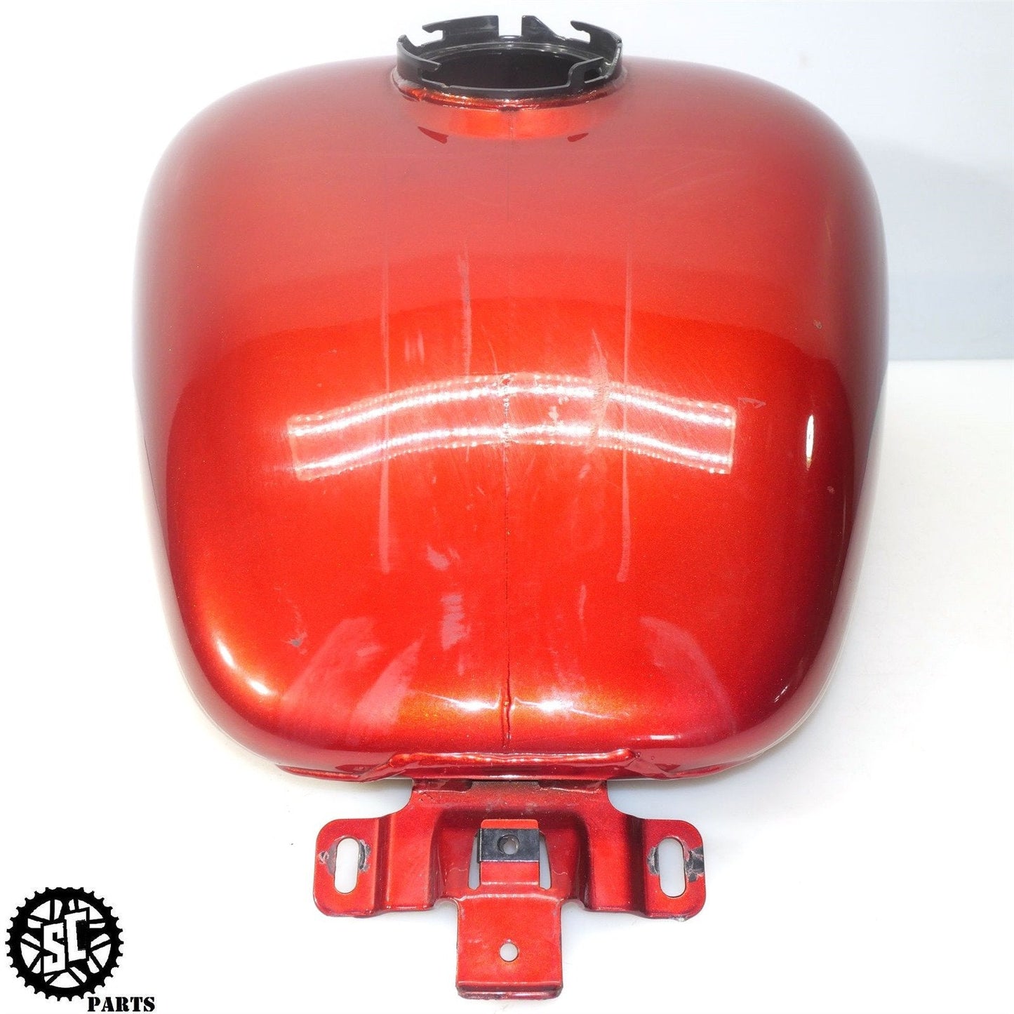 09-21 HARLEY DAVIDSON ROAD GLIDE FUEL GAS TANK CANDY ORANGE HD41