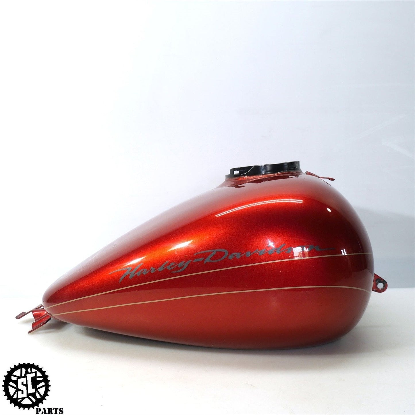 09-21 HARLEY DAVIDSON ROAD GLIDE FUEL GAS TANK CANDY ORANGE HD41