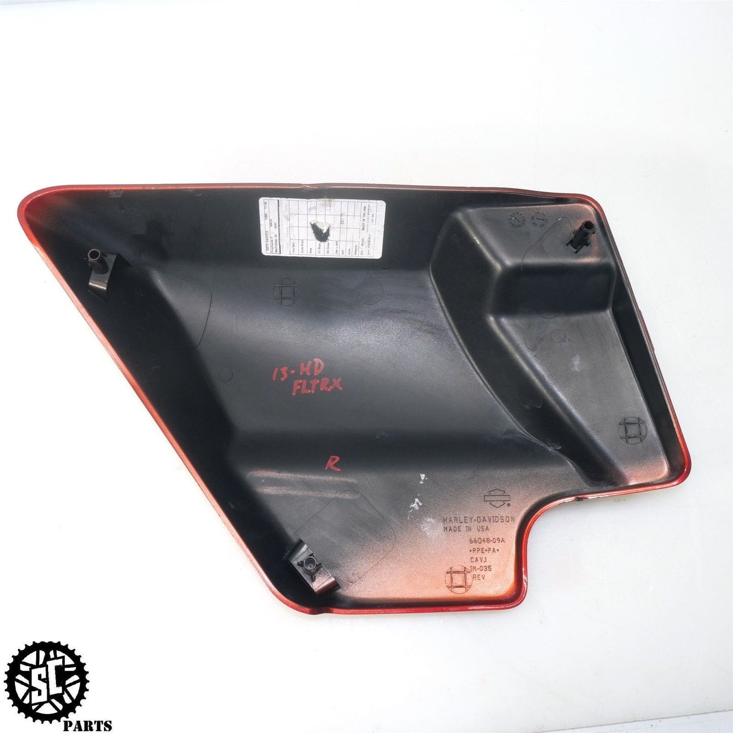 09-22 HARLEY DAVIDSON ROAD GLIDE FRAME COVER LEFT RIGHT FAIRING HD41