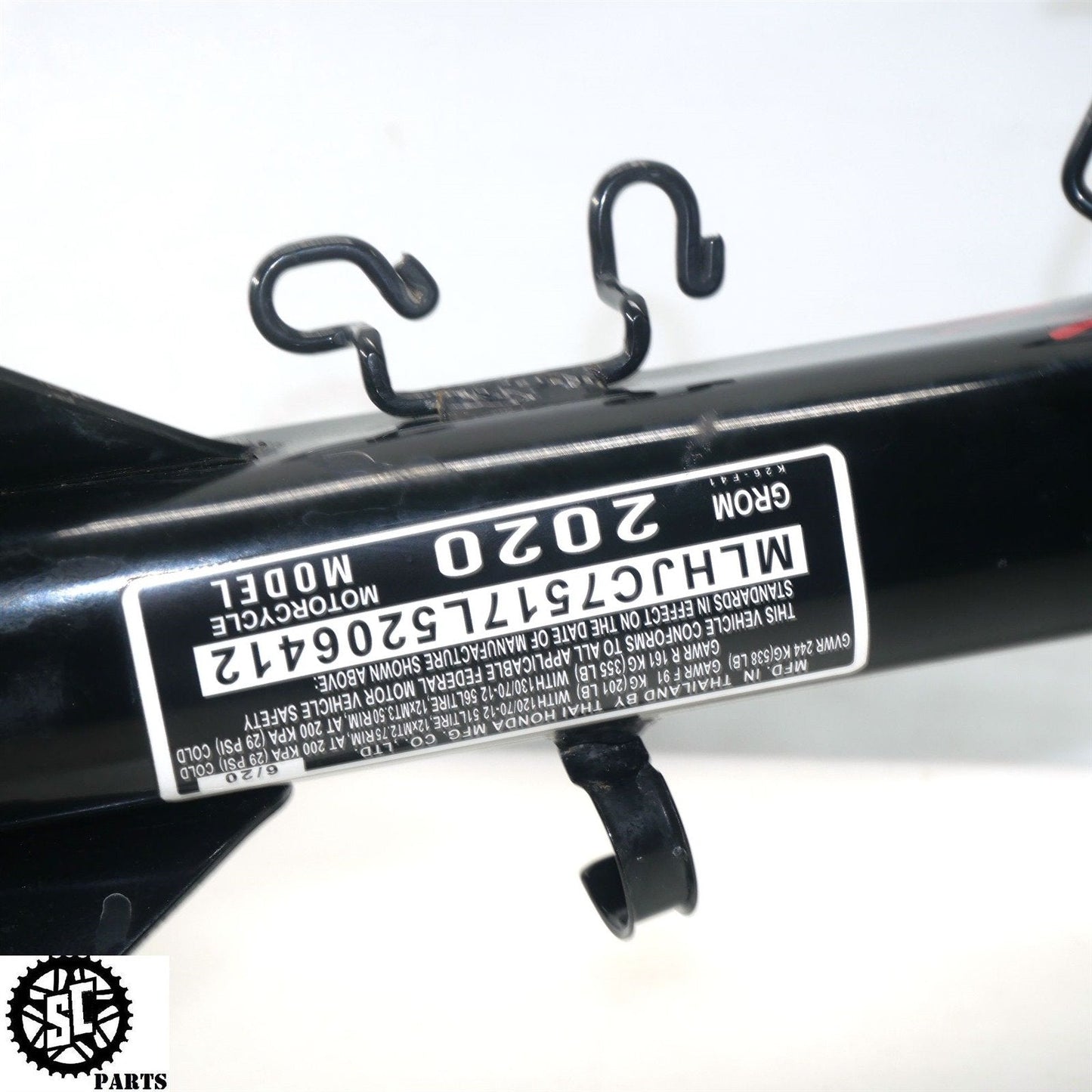 2020 HONDA GROM MSX125 FRAME CHASSIS *S* H35