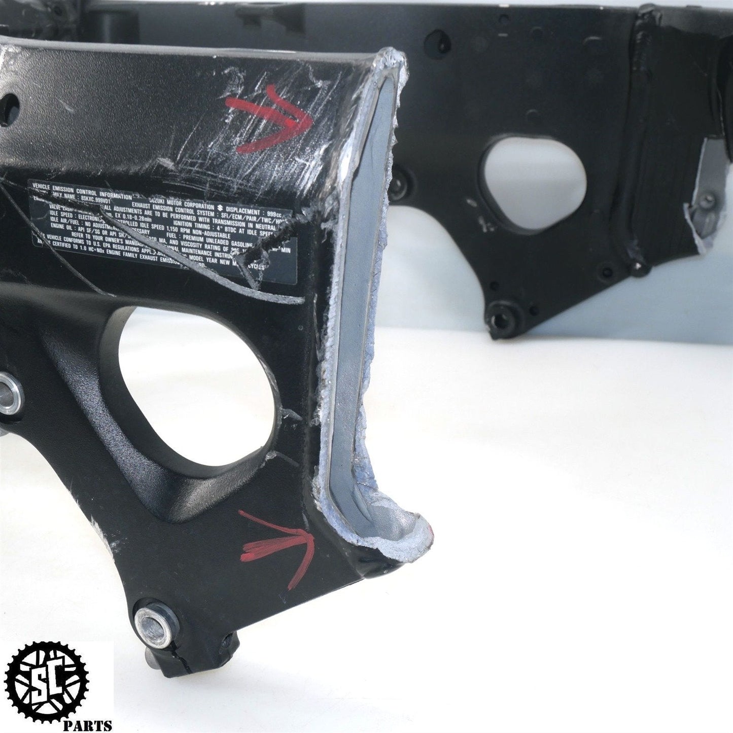 07 08 SUZUKI GSXR1000 FRAME CHASSIS *S* S51