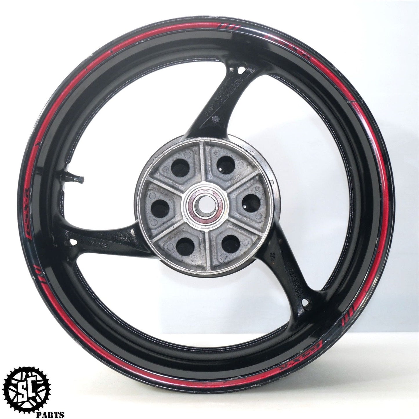 2014 SUZUKI GSXR600 REAR WHEEL RIM STRAIGHT S49