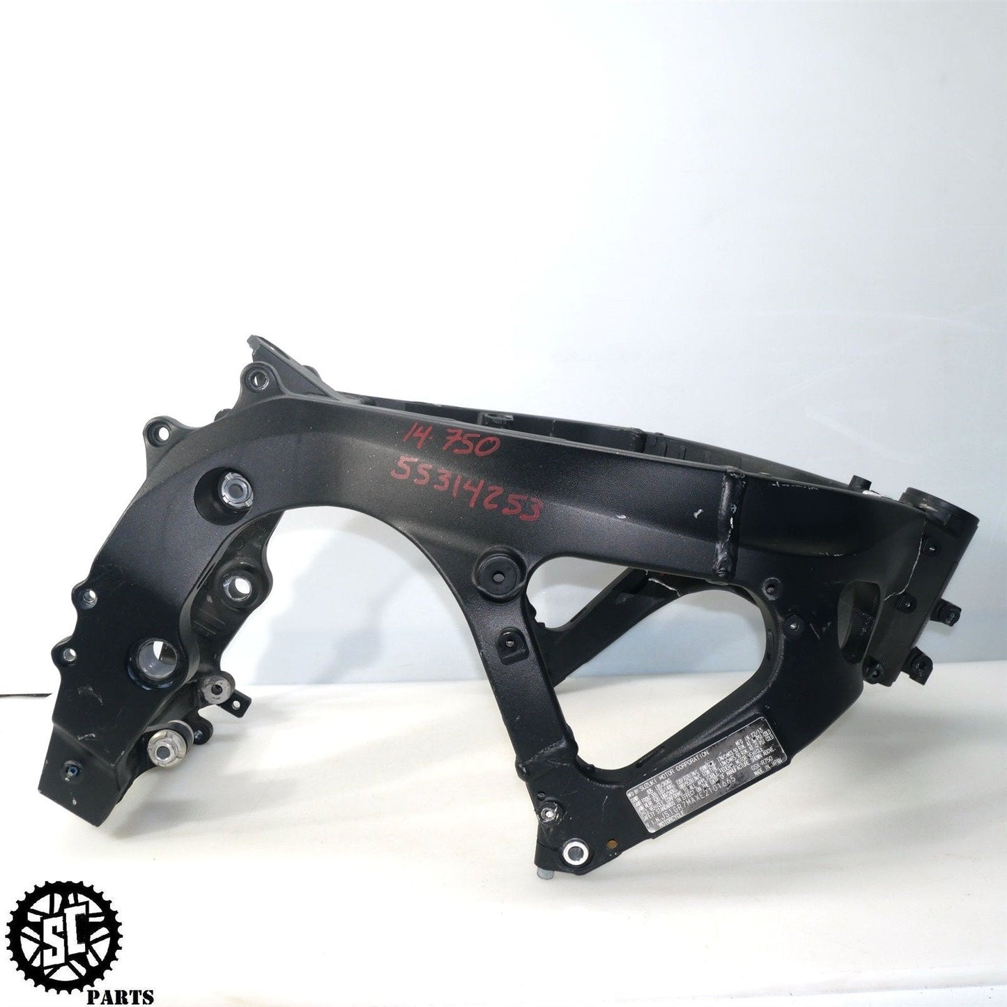 2014 SUZUKI GSXR600 FRAME CHASSIS *S* S49