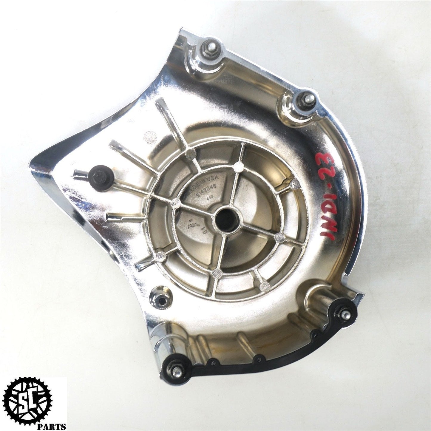 2023 INDIAN ROADMASTER FRONT PULLEY COVER CHROME HD27