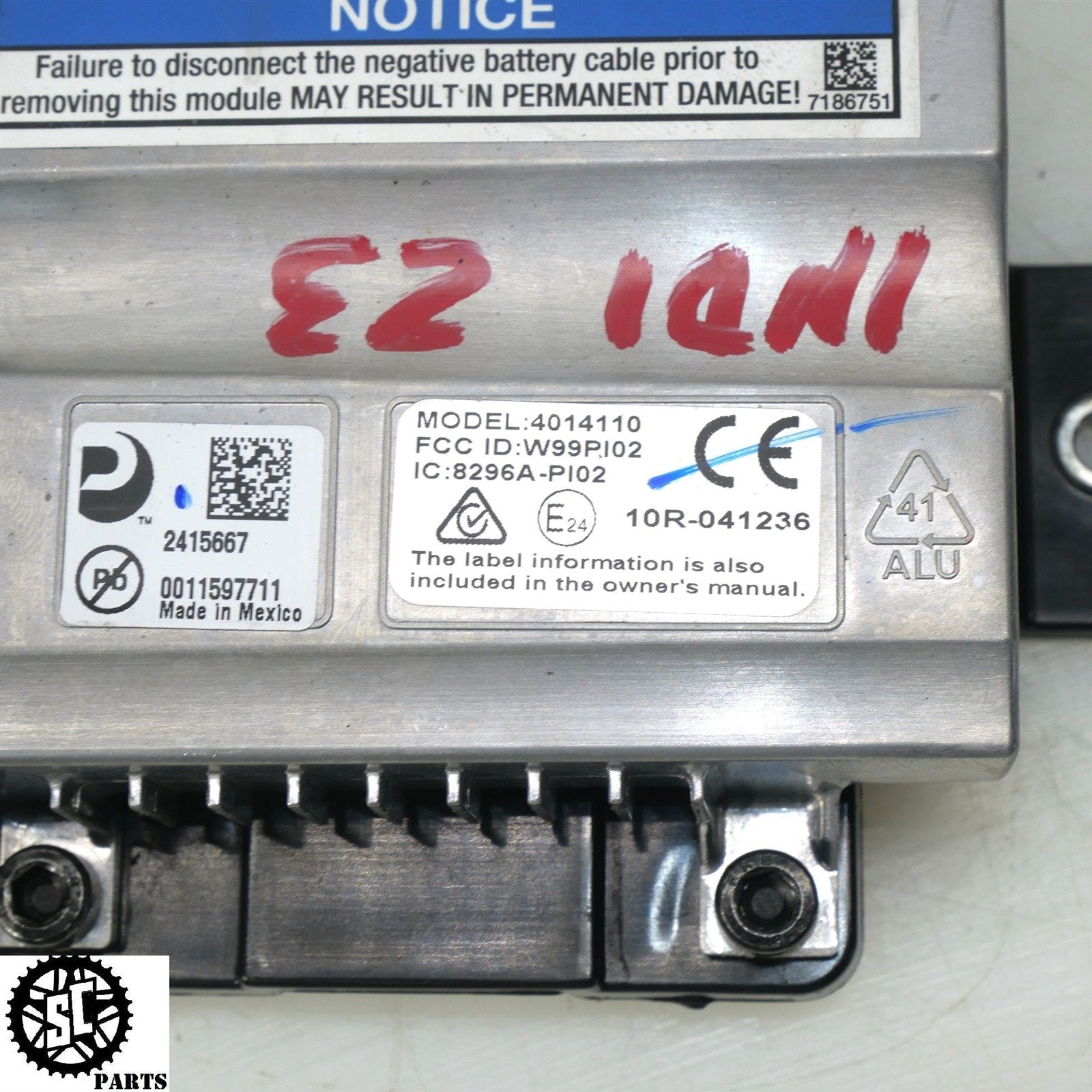 21-23 2023 INDIAN ROADMASTER ASM VCM VEHICLE CONTROL MODULE HD27 ...
