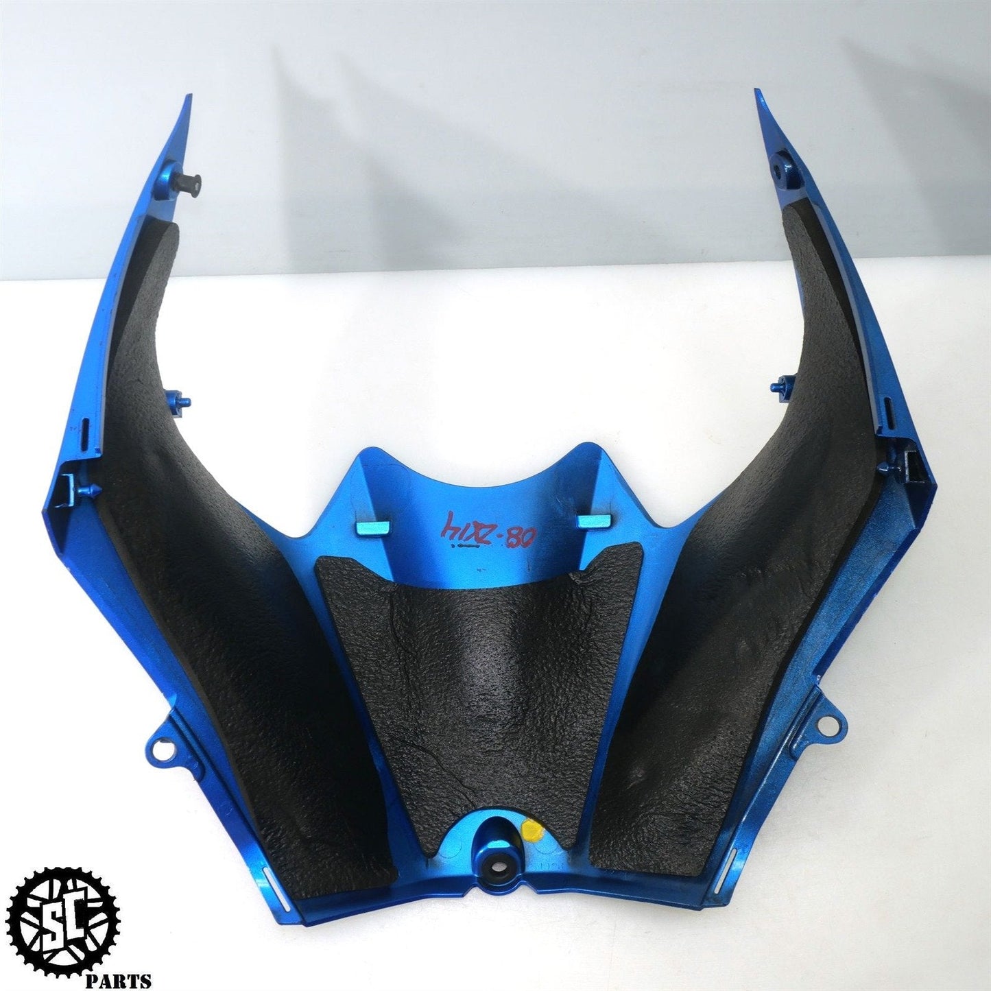 2008 KAWASAKI NINJA ZX14 GAS TANK FAIRING COVER BLUE K02