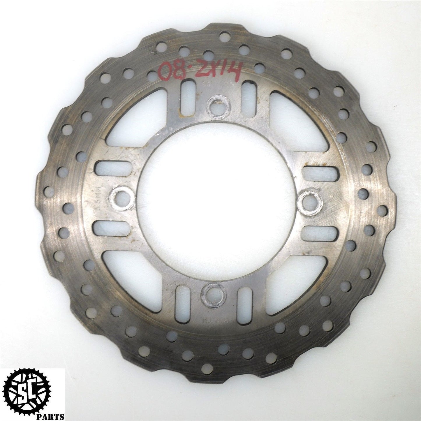 2008 KAWASAKI NINJA ZX14 REAR BACK BRAKE ROTOR K02