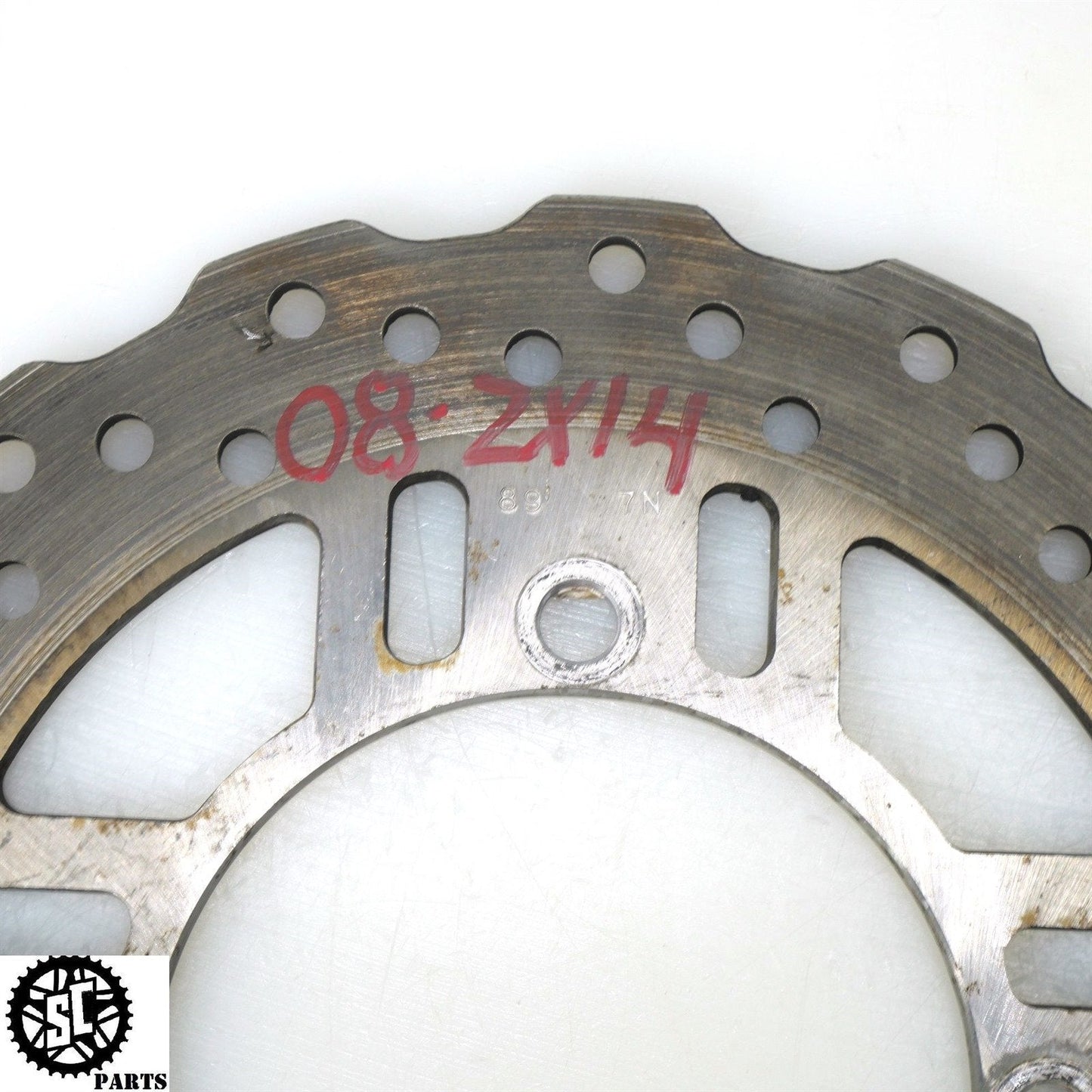 2008 KAWASAKI NINJA ZX14 REAR BACK BRAKE ROTOR K02