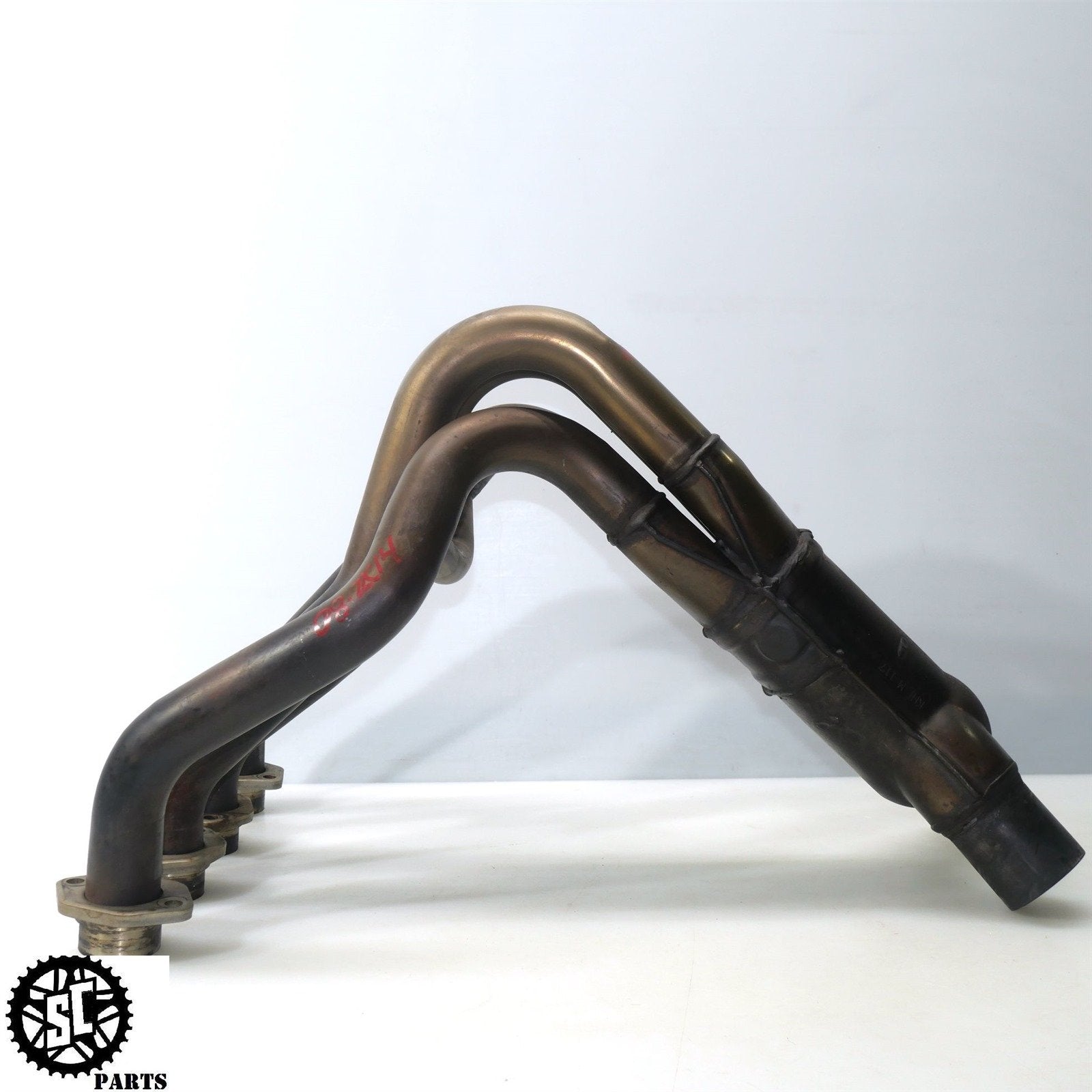 2008 KAWASAKI NINJA ZX14 EXHAUST HEADER K02 – SALVAGECYCLEPARTS 2008 KAWASAKI NINJA ZX14 EXHAUST HEADER K02 – SALVAGECYCLEPARTS
