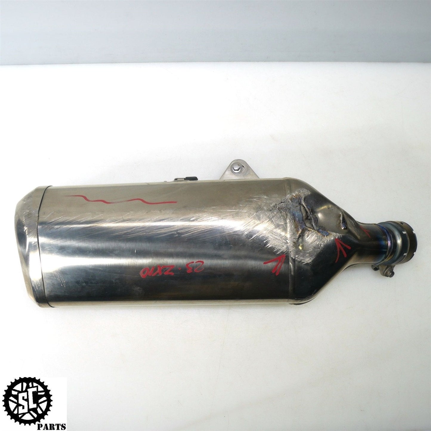 21-23 KAWASAKI NINJA ZX10R EXHAUST SLIP ON PIPE MUFFLER K04