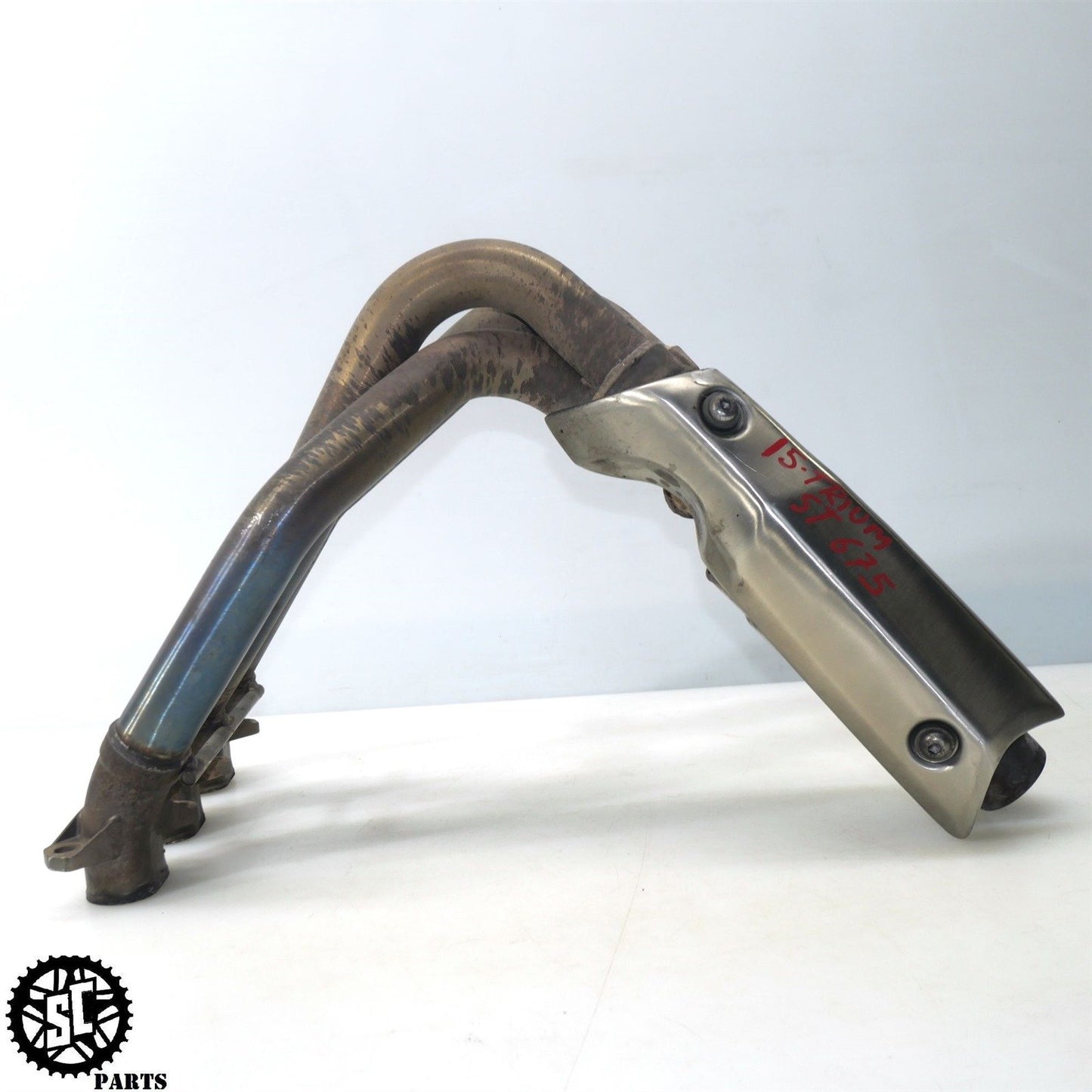 2015 TRIUMPH STREET TRIPLE 675 EXHAUST HEADER MANIFOLD PIPE T22