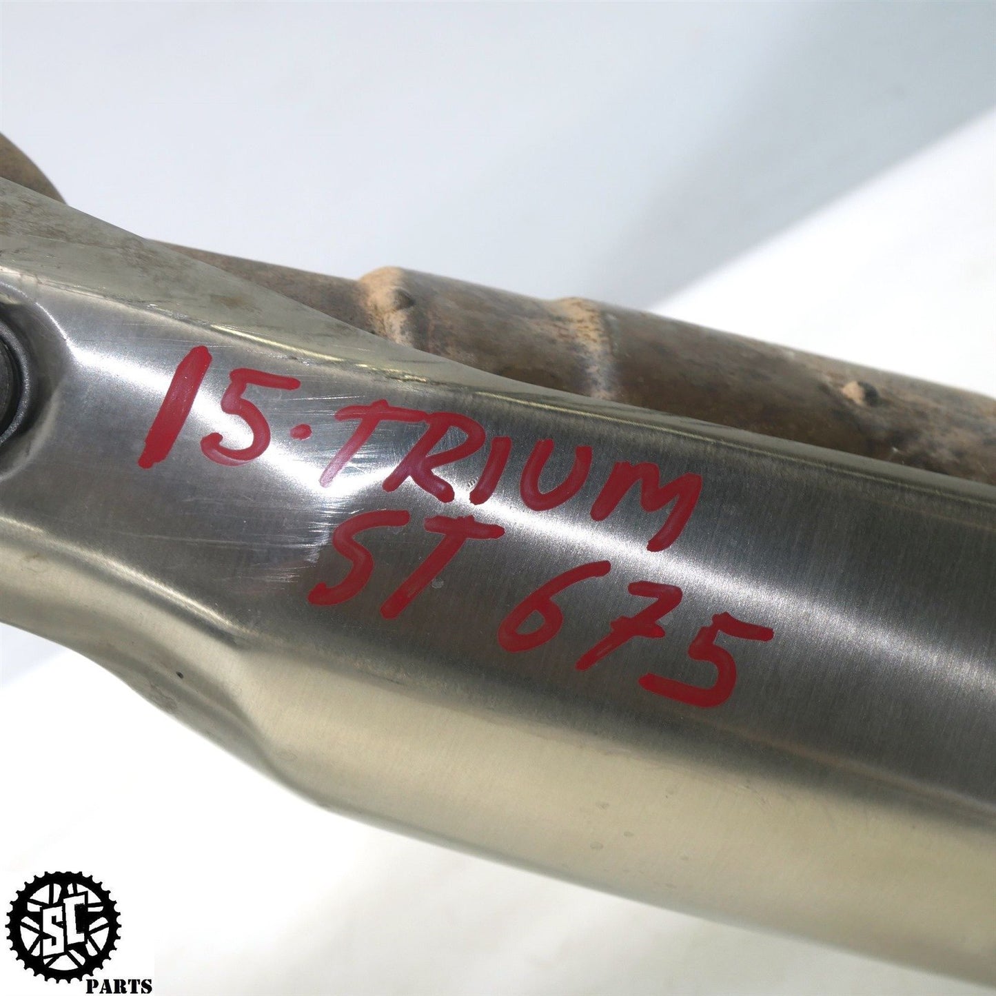 2015 TRIUMPH STREET TRIPLE 675 EXHAUST HEADER MANIFOLD PIPE T22