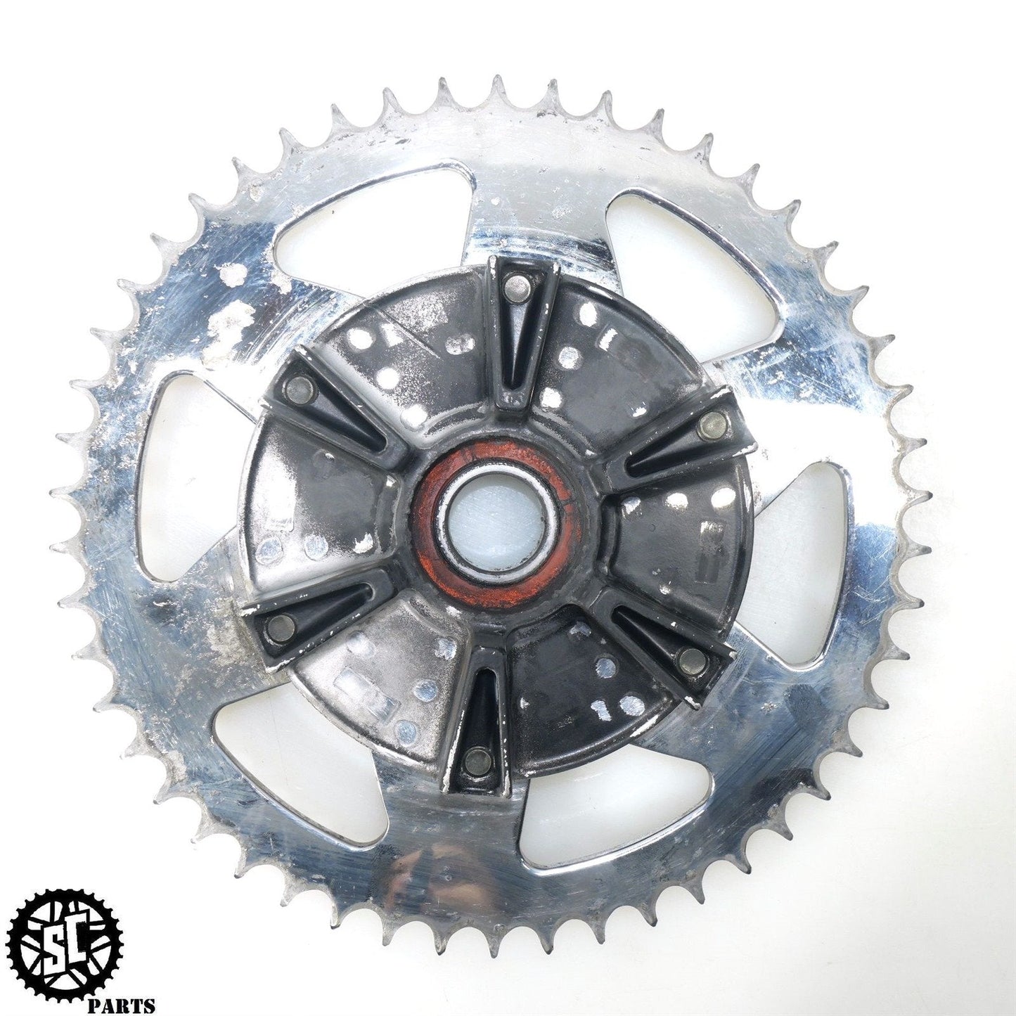 2003 YAMAHA YZF R6 REAR WHEEL HUB SPROCKET VORTEX CHROME 50T Y11