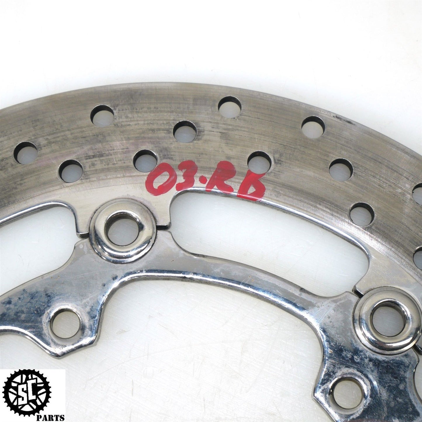 2003 YAMAHA YZF R6 FRONT BRAKE ROTOR DISC CHROME Y11