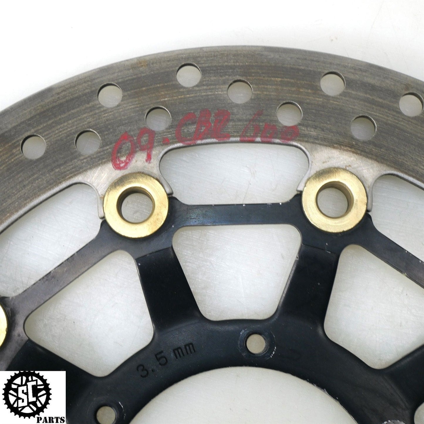 2009 HONDA CBR 600RR FRONT BRAKE ROTOR DISC H33