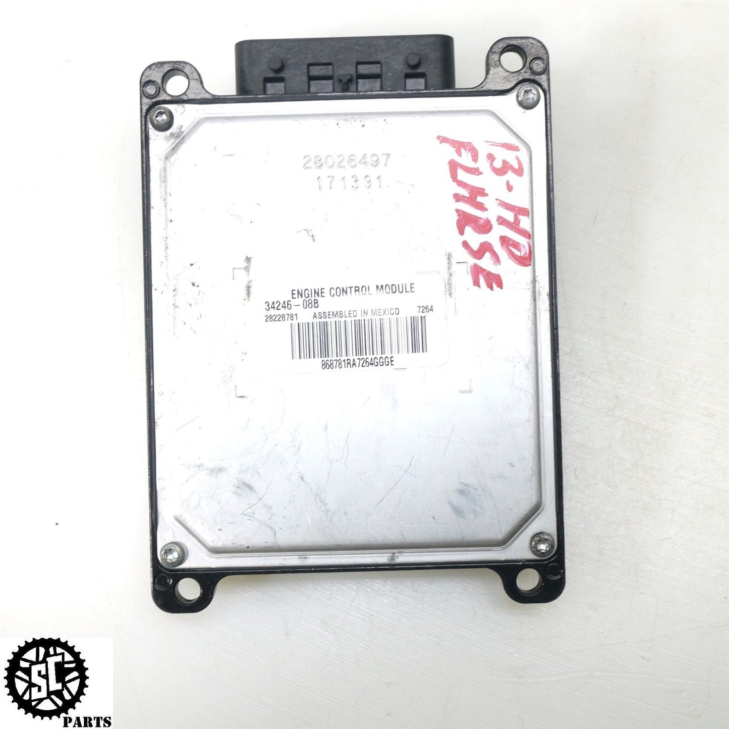 2013 HARLEY DAVIDSON ROAD KING CVO ECU COMPUTER TSSM FOB PAIRED HD25