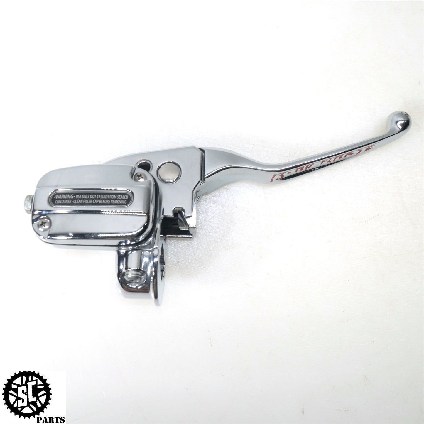 2013 HARLEY DAVIDSON ROAD KING FRONT BRAKE CLUTCH MASTER CYLINDER CHROME HD25