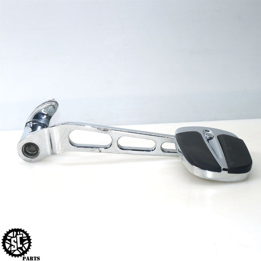 2013 HARLEY DAVIDSON ROAD KING CVO SLIPSTREAM BRAKE PEDAL SLOTTED CHROME HD25