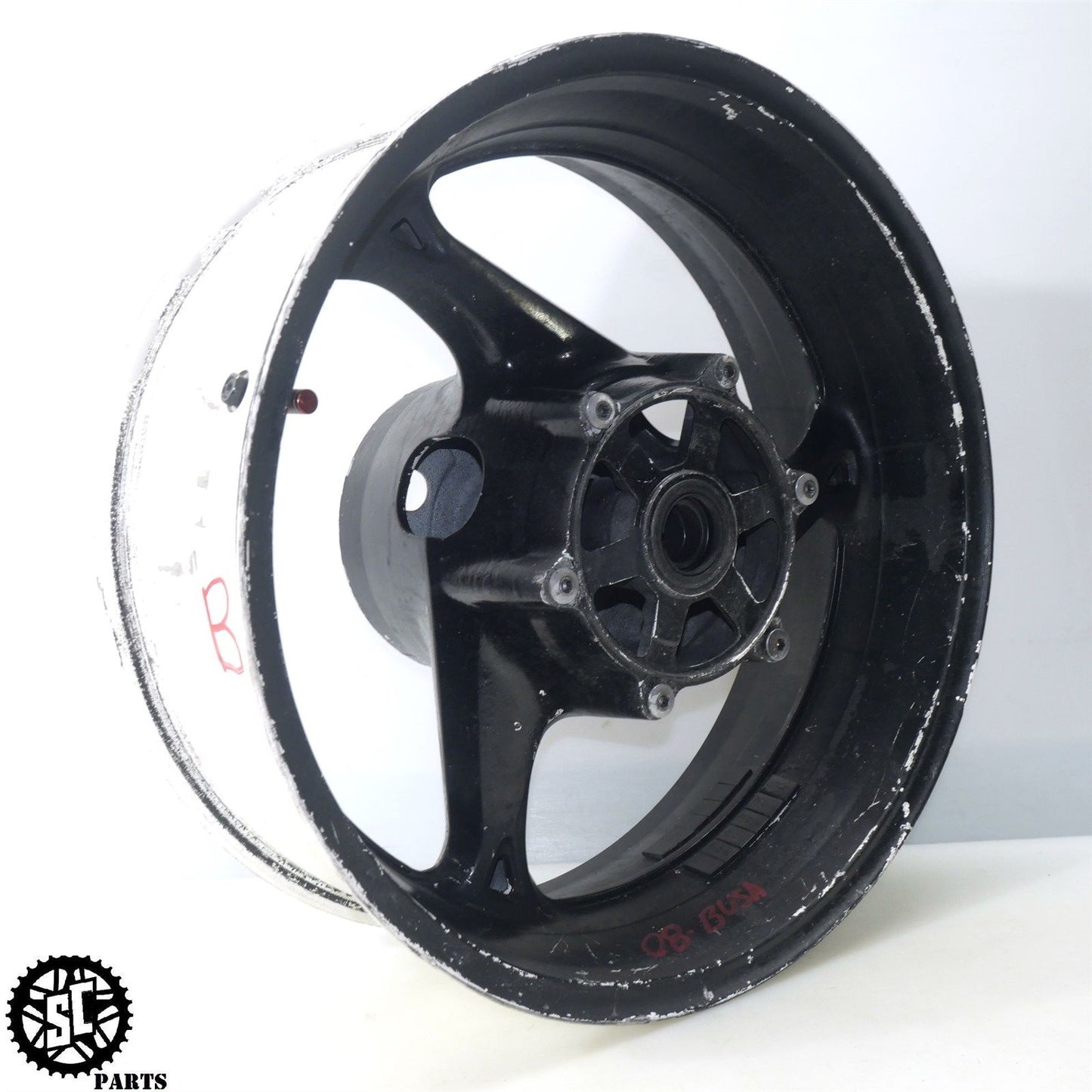 2008 SUZUKI GSX1300R HAYABUSA REAR WHEEL RIM SB S63