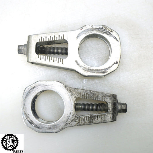 2015 DUCATI MONSTER 821 CHAIN ADJUSTER TENSIONER AXLE BLOCKS D28