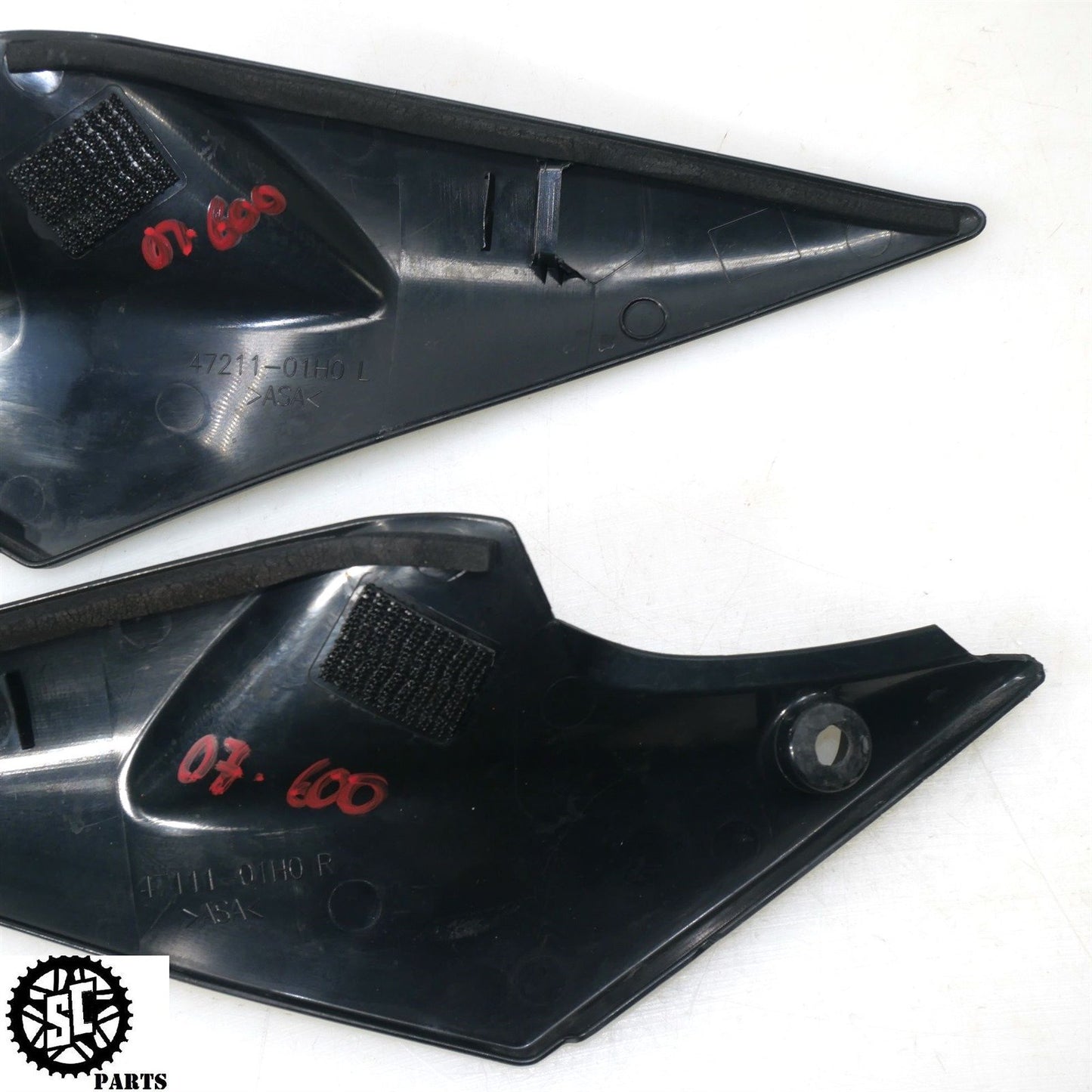 2006 2007 SUZUKI GSXR LEFT RIGHT TANK SEAT FAIRING S43