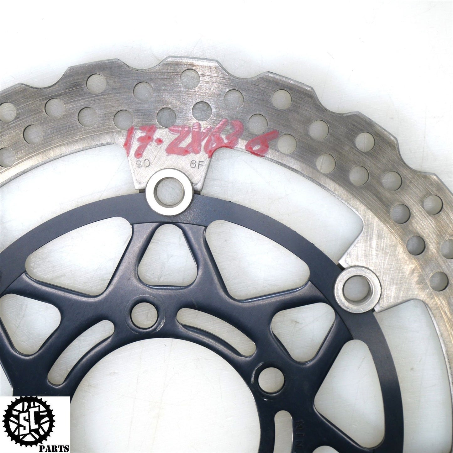 2017 KAWASAKI NINJA ZX6R 636 FRONT BRAKE ROTOR DISC K09