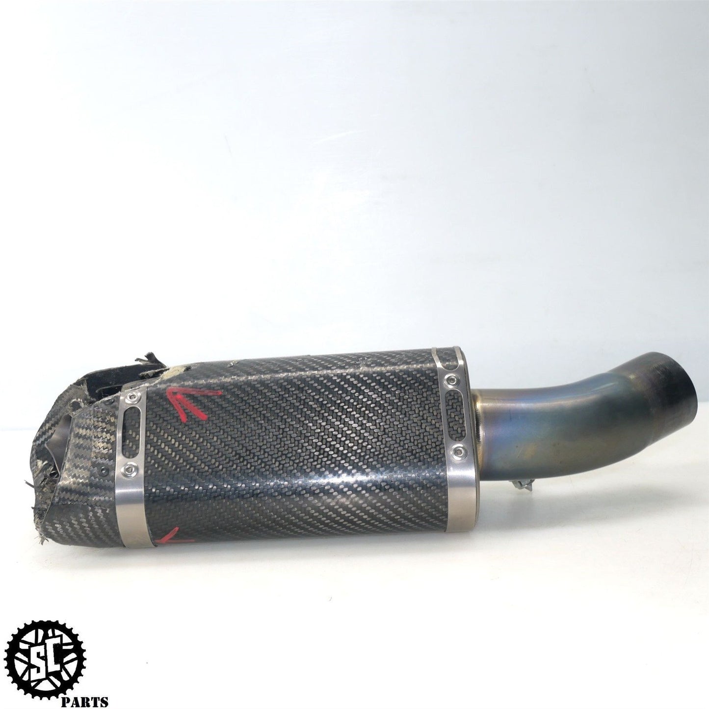 2017 KAWASAKI NINJA ZX6R 636 GRAVES SLIP ON EXHAUST CARBON FIBER K09