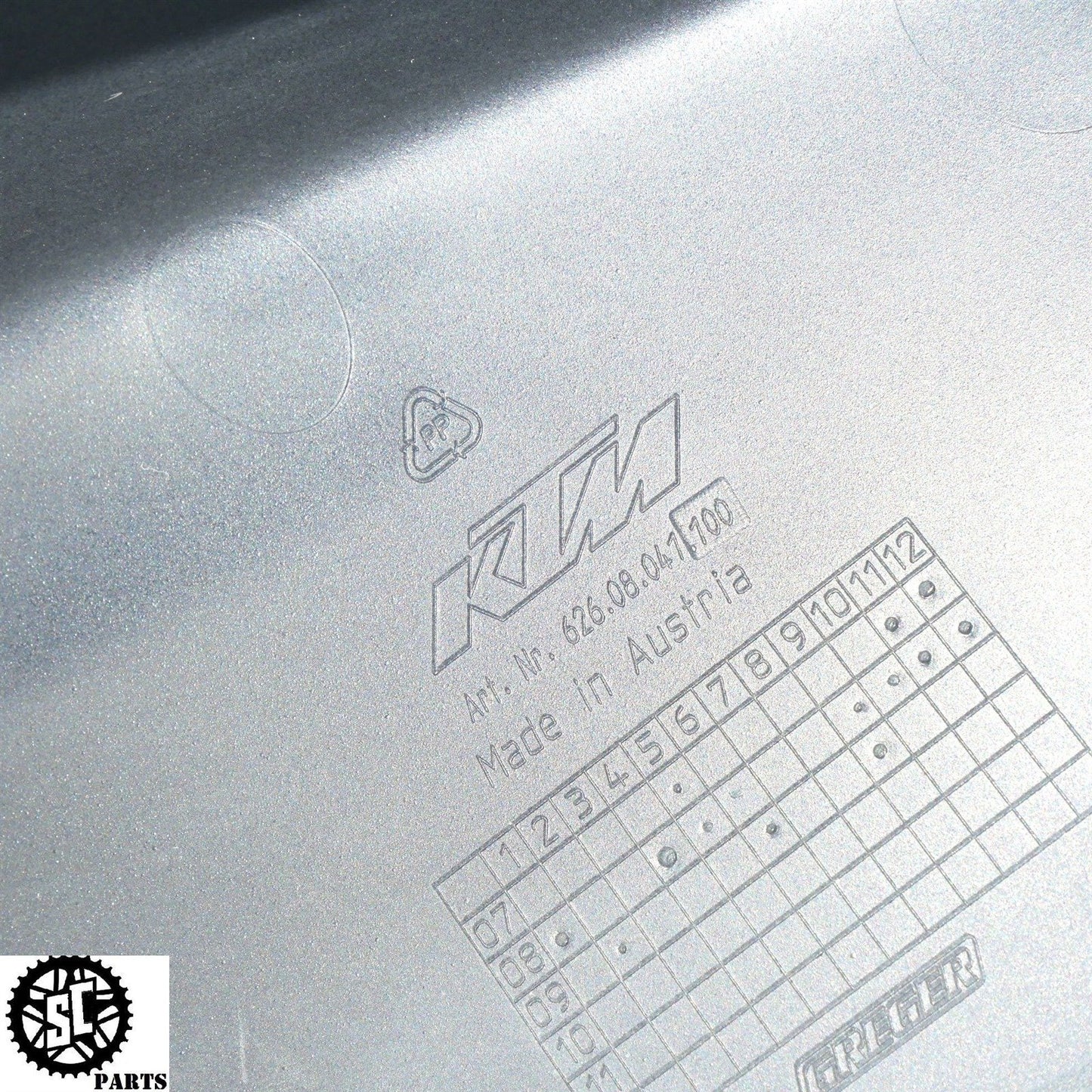 2010 KTM 990 SMT SUPERMOTO LEFT RIGHT REAR TAIL FAIRING KT01