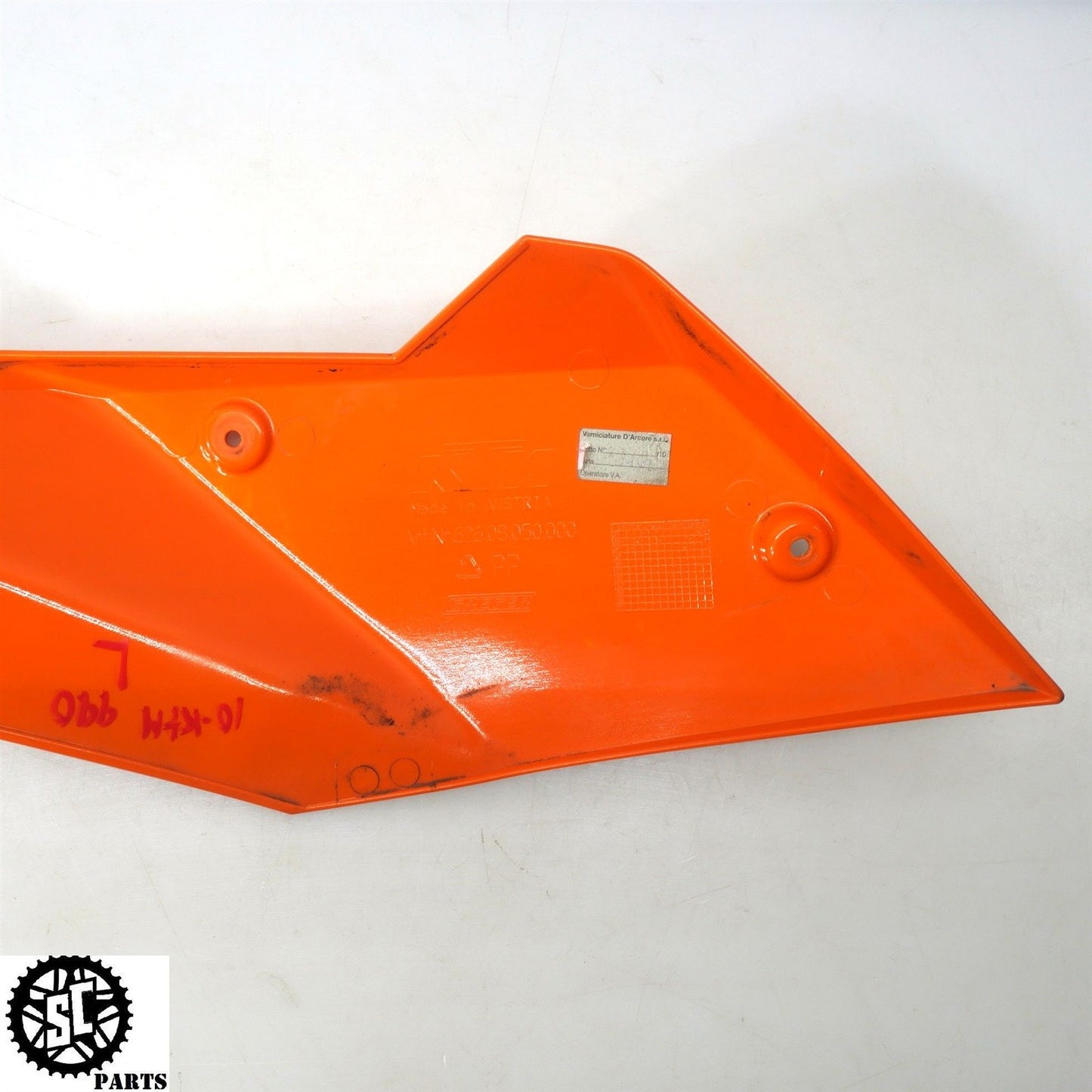 2010 KTM 990 SMT SUPERMOTO LEFT RIGHT SIDE FAIRING KT01