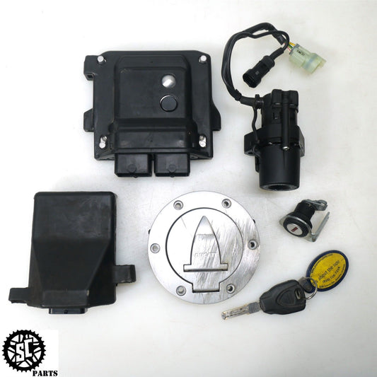 2017 DUCATI MULTISTRADA 950 PAIRED LOCK SET ECU IGNITION SWITCH COMPUTER D13
