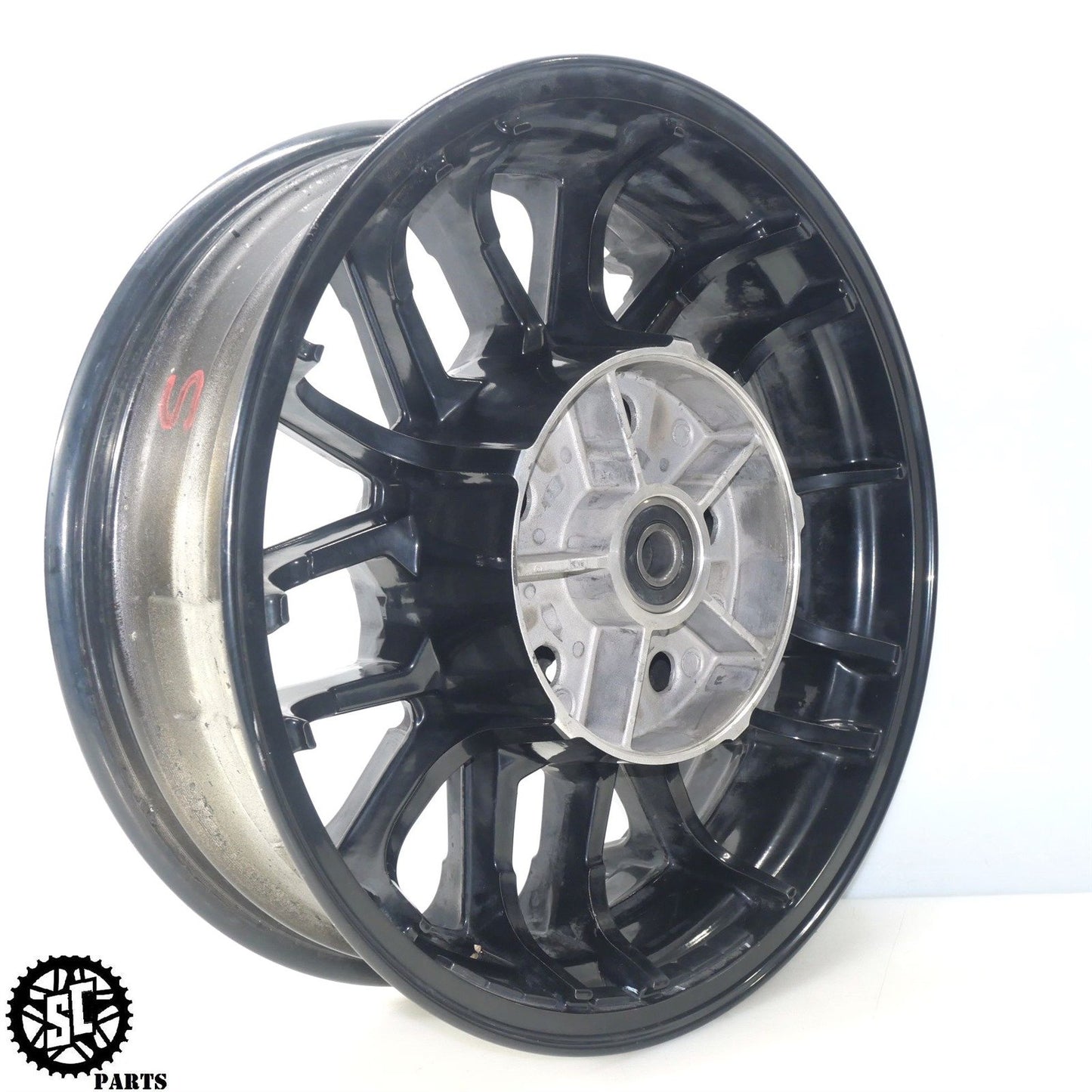 2022 INDIAN CHALLENGER REAR WHEEL RIM 16X5.0 BLACK STRAIGHT HD48