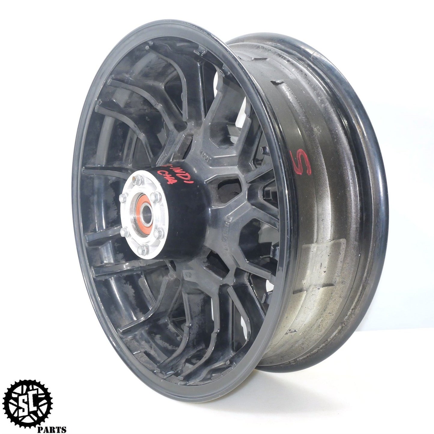 2022 INDIAN CHALLENGER REAR WHEEL RIM 16X5.0 BLACK STRAIGHT HD48