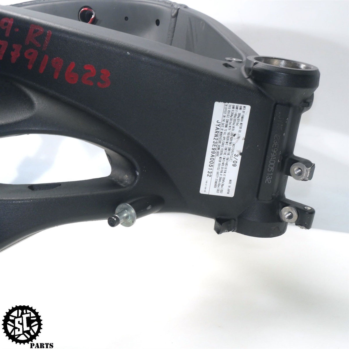 Frame R1 Car 2009-2014 YAMAHA YZF R1 FRAME CHASSIS *S* Y31 – SALVAGECYCLEPARTS