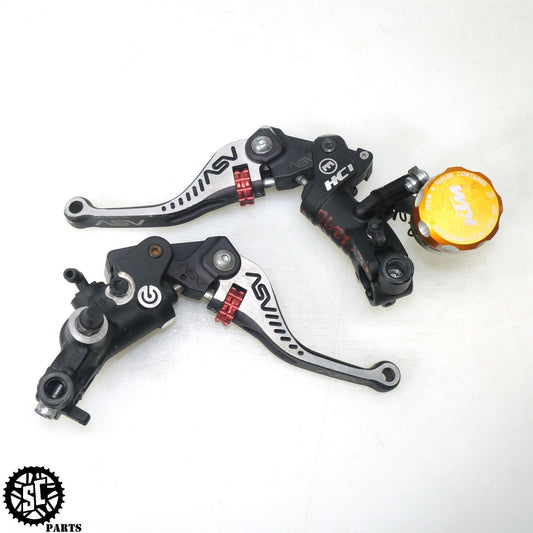 2017 KTM 1290 SUPER DUKE GT FRONT BRAKE CLUTCH MASTER CYLINDER ASV M05