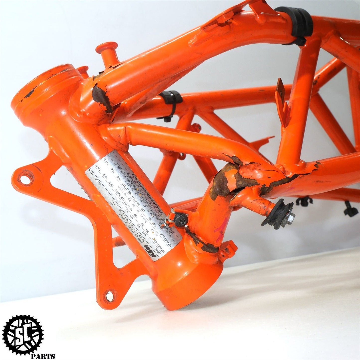 2017 KTM 1290 SUPER DUKE GT FRAME CHASSIS CL EZ M05