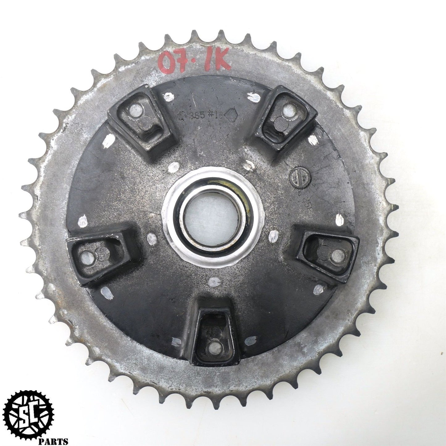 07 08 SUZUKI GSXR1000 REAR WHEEL DRIVE HUB 43T S59