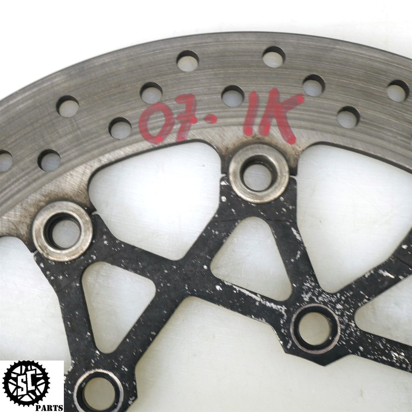 07 08 SUZUKI GSXR1000 FRONT BRAKE DISC ROTOR S59