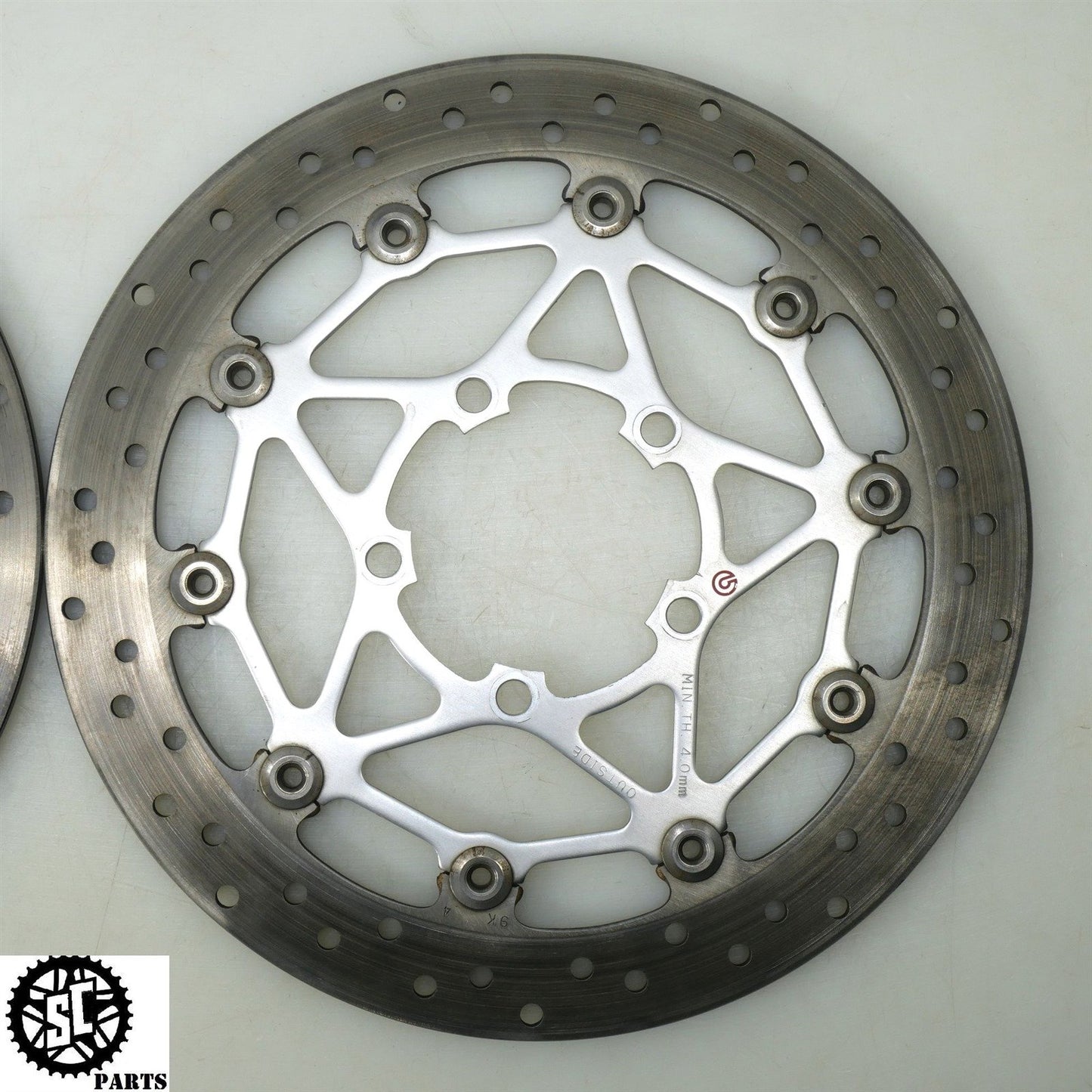 20-22 TRIUMPH STREET TRIPLE R 765 BREMBO FRONT BRAKE ROTORS DISC T28